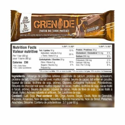 Grenade - barre protéinée