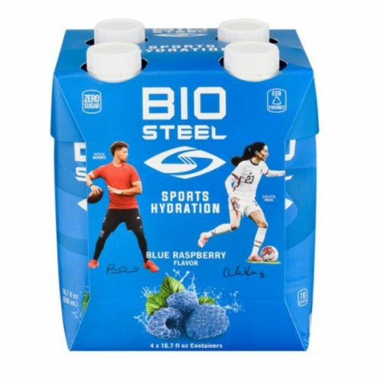 BIOSTEEL - Boisson sportive - boîte de 4
