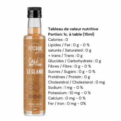 Fit Cook Foodz - Sirop à café