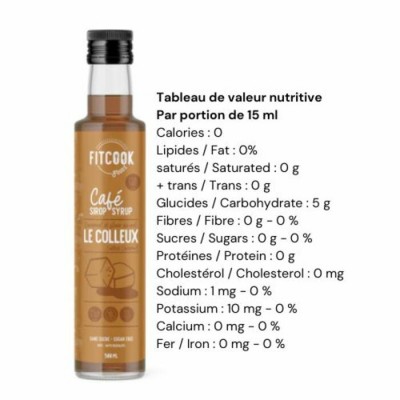 Fit Cook Foodz - Sirop à café