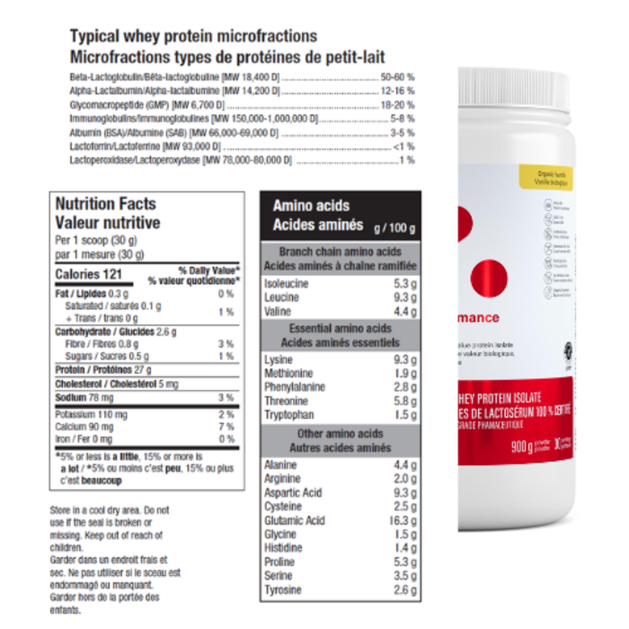 ATP Lab - Isolat de protéines de lactosérum 100% certifié ATP Lab - Isolat de protéines de lactosérum 100% certifié