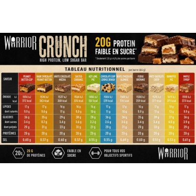 Warrior Crunch - Barre protéinée