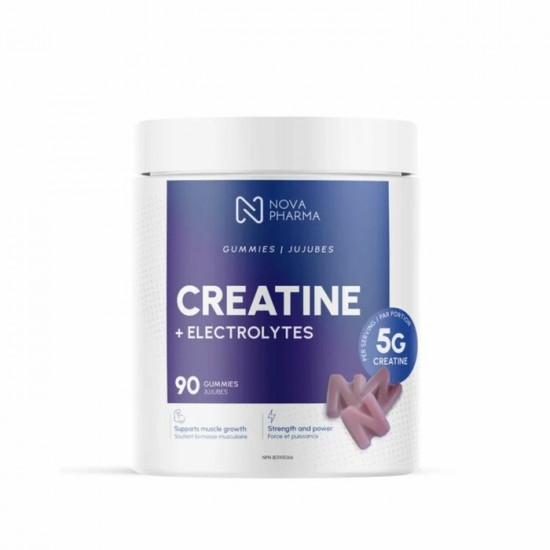 Nova Pharma - Créatine + Électrolytes en jujubes