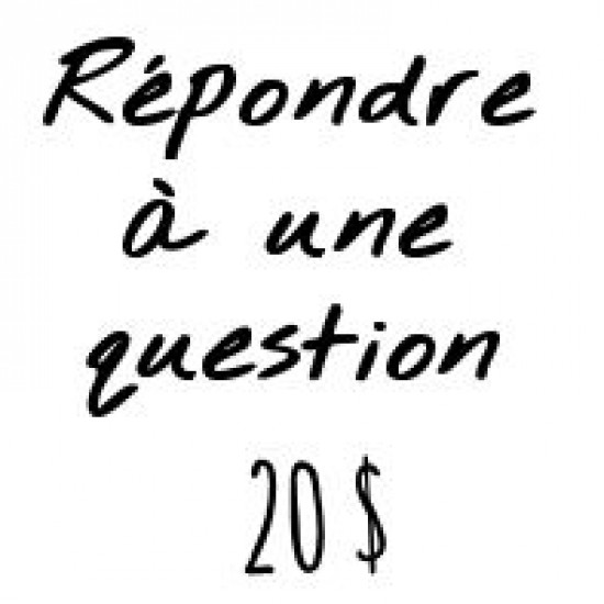 Répondre à une question