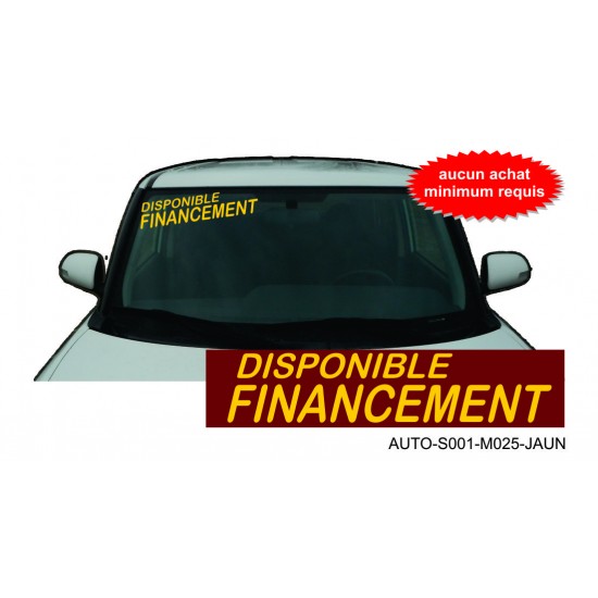 DISPONIBLE FINANCEMENT