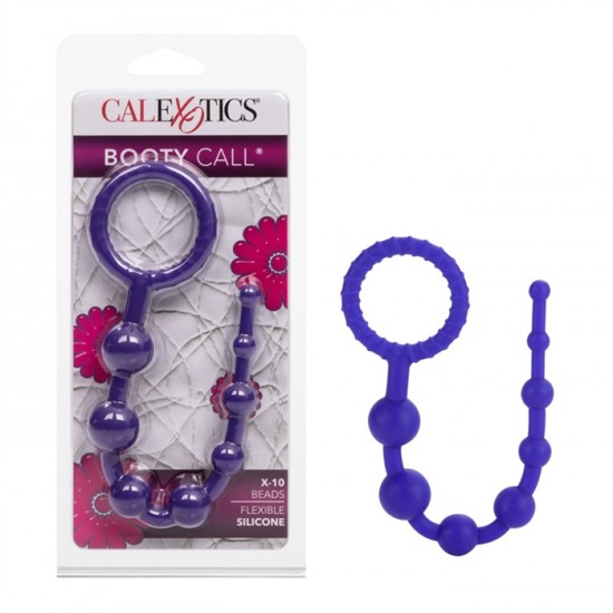 Plug anal Booty Call X-10 Beads - Purple