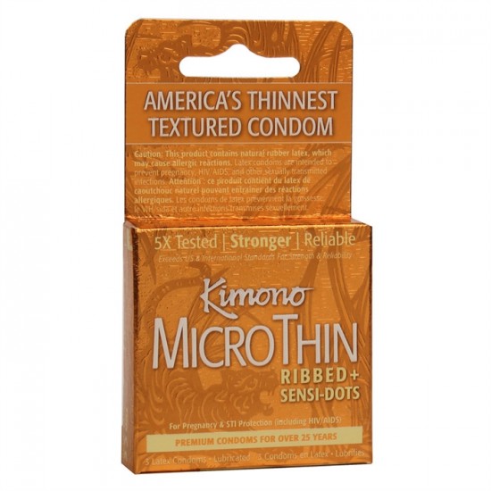 CONDOMS - KIMONO - MICROTHIN TEXTURED