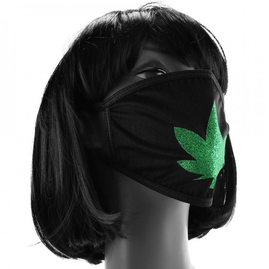 Lingerie  Dope AF Green Glitter Weed Leaf Masque facial