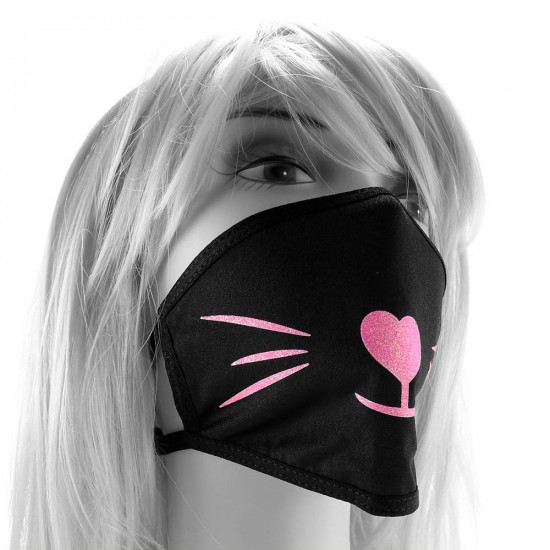 Lingerie Masque visage rose UV Meow-ZA Neon