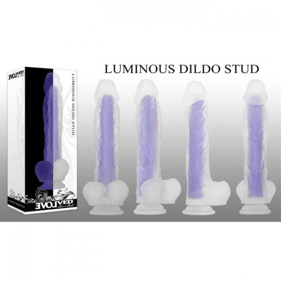 Nouveauté LUMINOUS DILDO STUD 10.5"