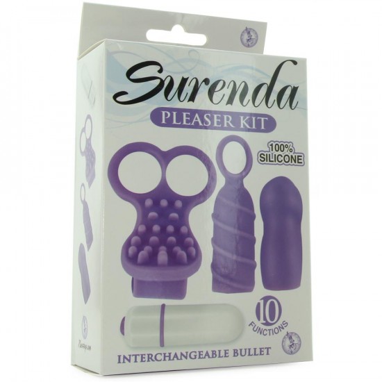 Nouveauté Surenda Pleasure Vibe Kit en violet