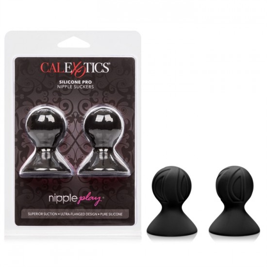 Pince a mamelon  Play Silicone Pro Nipple Suckers - Black