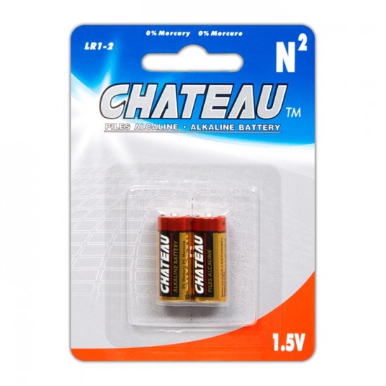 PILE CHATEAU ALKALINE N LR1 2PK