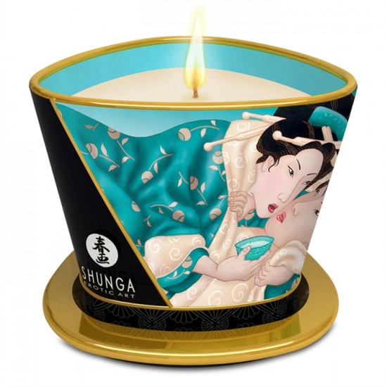 Massage SHUNGA CHANDELLE A MASSAGE FLEURS DE ILES