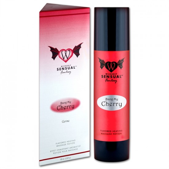 Massage La lotion de massage chauffante Cerise