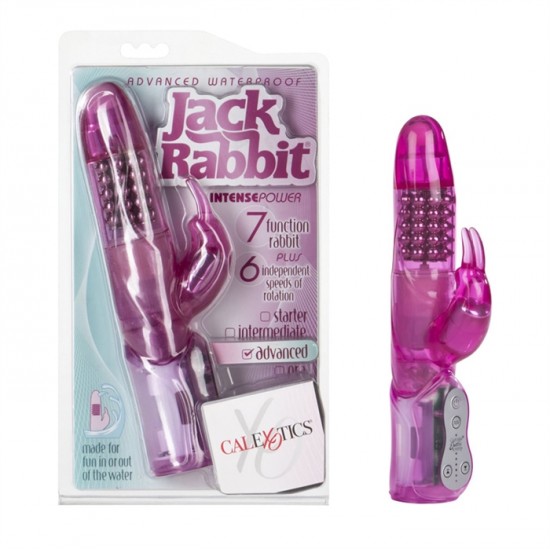 Vibrateur Advanced Waterproof Jack Rabbit 5 Rows - Pink