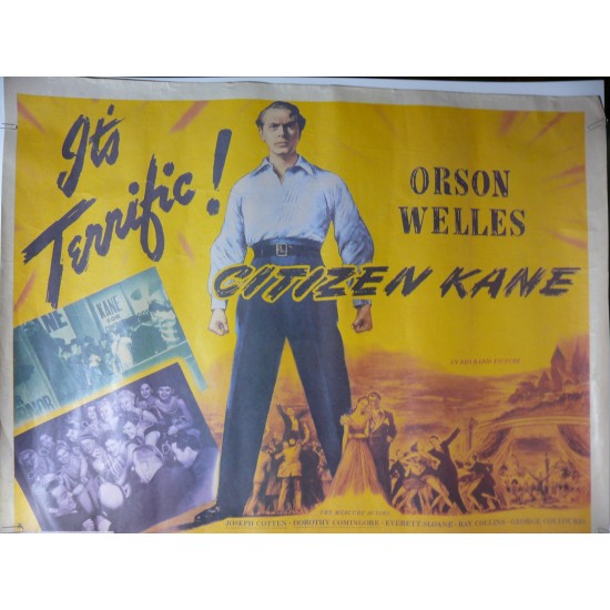 JOLIE AFFICHE DE CITIZEN KANE/NICE CITIZEN KANE POSTER +-27''*22''