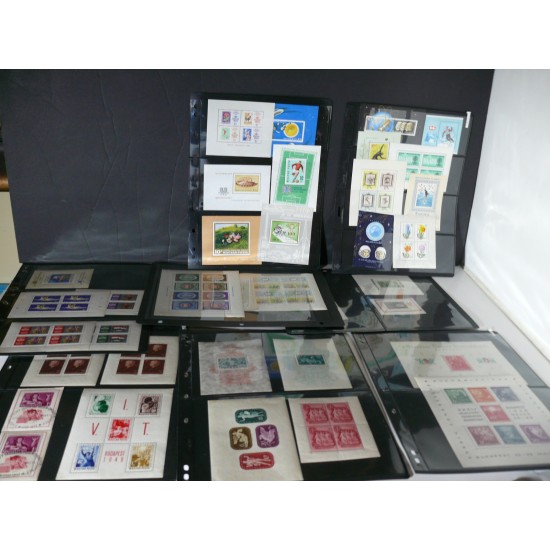 TIMBRES HONGRIE COLLECTION DE FEUILLETS...