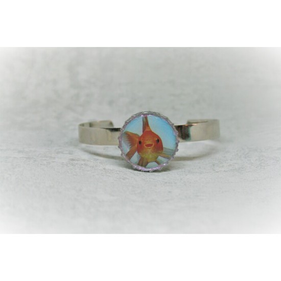 Bracelet SYMBOLE-poisson rouge