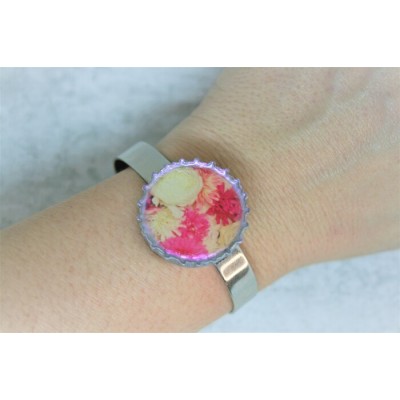 Bracelet SYMBOLE-chrysanthèmes