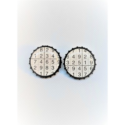 Boucles d'oreilles SYMBOLE-sudoku