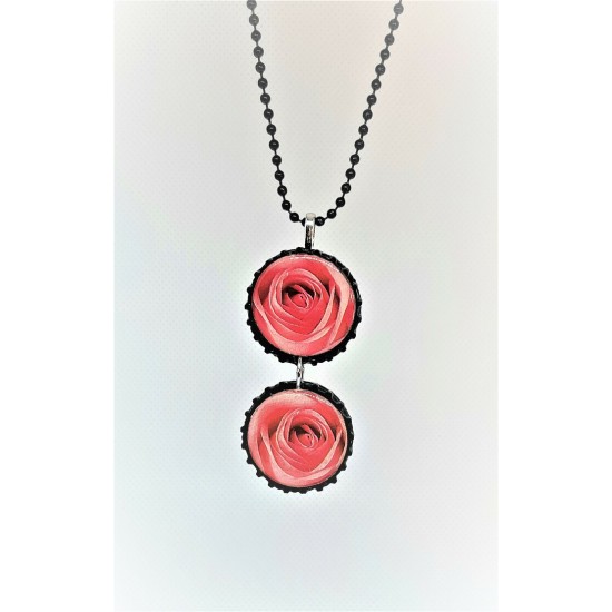 Collier SYMBOLE-duo roses