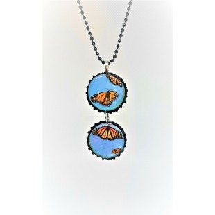 Collier SYMBOLE-duo de monarques