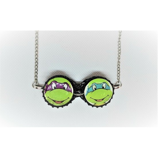 Collier SYMBOLE- duo Tortues Ninja