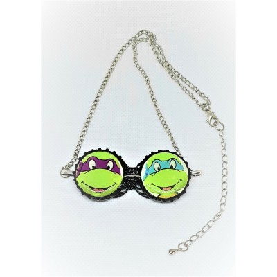 Collier SYMBOLE- duo Tortues Ninja