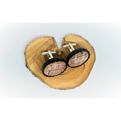 Boutons de manchette SYMBOLE- bois