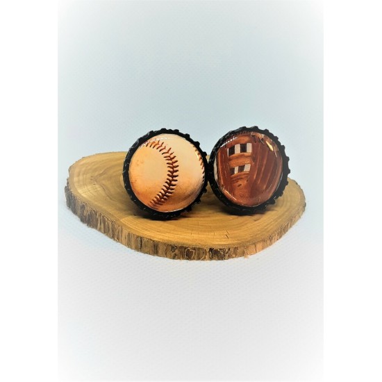 Boutons de manchette SYMBOLE-baseball