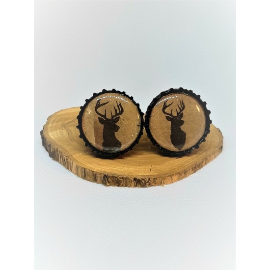 Boutons de manchette SYMBOLE-chevreuil