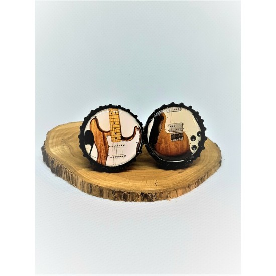 Boutons de manchette SYMBOLE-guitare