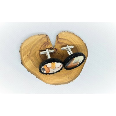 Boutons de manchette SYMBOLE-guitare