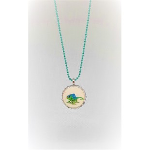 Collier SYMBOLE-caméléon curieux