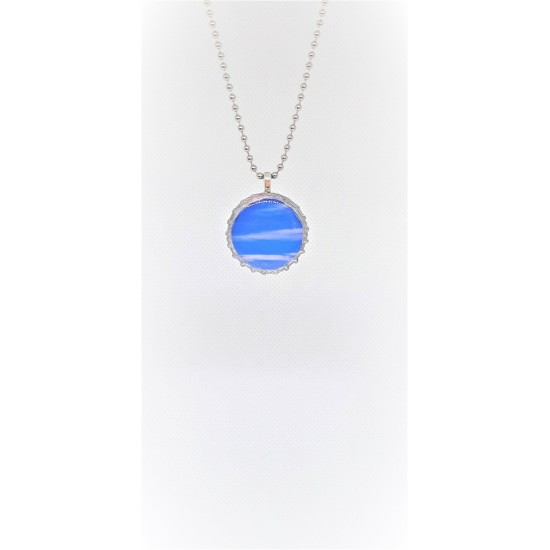 Collier SYMBOLE-bleu de mer