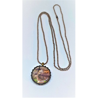 Collier SYMBOLE-maman & bébé girafes