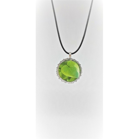 Collier SYMBOLE- pouce vert