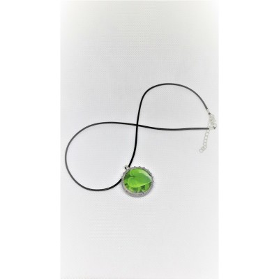 Collier SYMBOLE- pouce vert