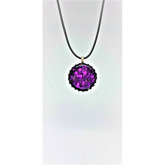 Collier SYMBOLE- violettes