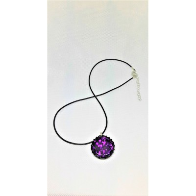 Collier SYMBOLE- violettes