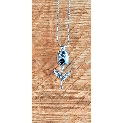 Collier INSPIRE-breloque rose