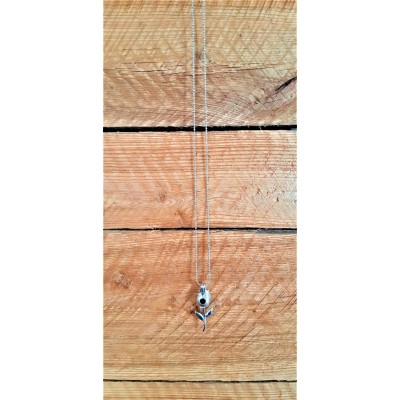 Collier INSPIRE-breloque rose