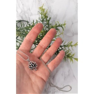 Collier INSPIRE-breloque lotus