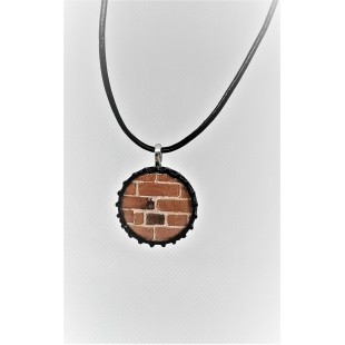 Collier SYMBOLE homme-brique
