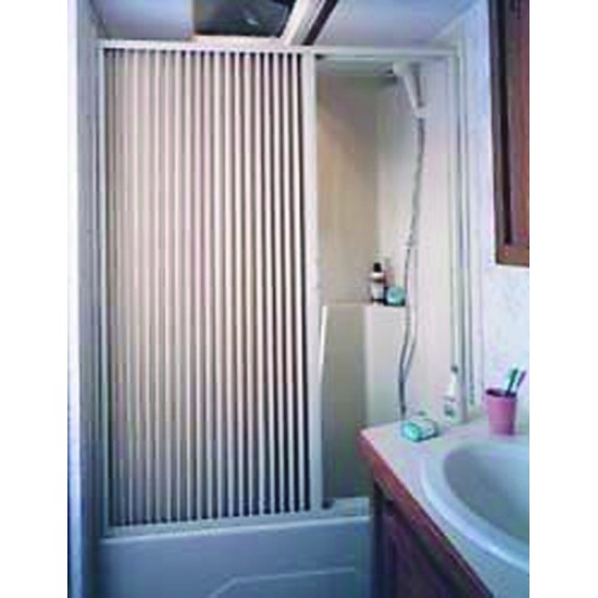 Porte De Douche Pliante blanche 40``x 57``