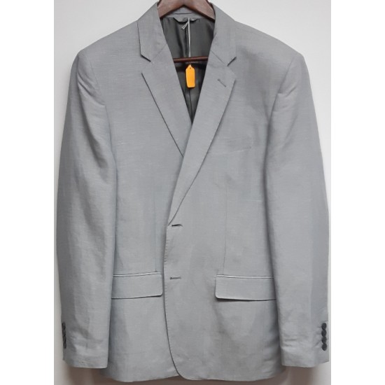 HV03  Veston sport Le Chateau Coupe Contemporaine, gris argent, 52% laine gr. 44   