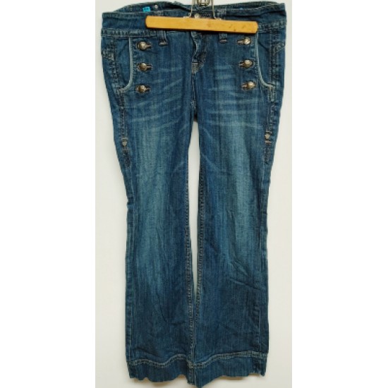FP 13  Jeans pour dame, marque Sang Real, 98%...
