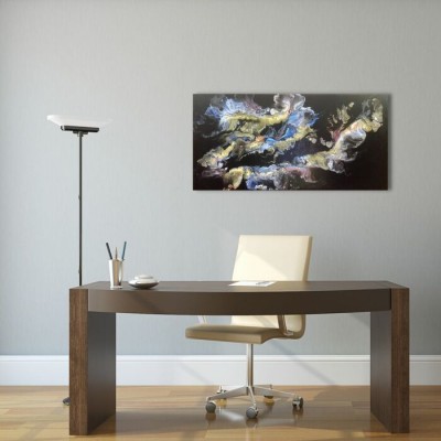 Archipel de bonheur - Reproduction HD sur toile - 24 x 48