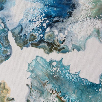 La danse des eaux- Reproduction HD sur toile - 36 x 72